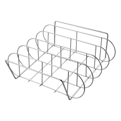 ORFOFE Grilles À Côtes Outil De Barbecue Portable En Acier Inoxydable Pour Une Utilisation Sûre Et Sûre