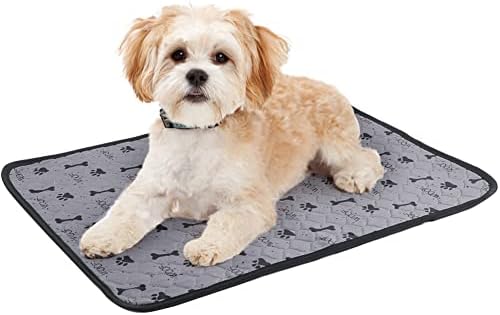 Vanansa Washable Puppy Training Pads, 2 Pcs Reusable Puppy Pads with 4 Layers Super Absorbent Dog Pee Pads for Indoor, Outdoor, 60 * 45cm,Car Travel