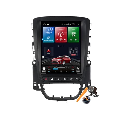 Ts5,YLOXFW Autoradio Stereo Android 14.0 Navi für Opel Astra J 2006-2015 Sat GPS Navigation 9.7 Zoll Cartablet DVD Multimedia Player FM BT Receiver mit Carplay 4G 5G WiFi DSP SWC