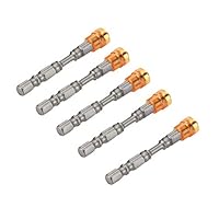 Punte Magnetiche Per Avvitatore - PH2, 65 Mm, 1/4 Pollice, Per Cartongesso, Con Collare Antiscivolo, 10 Pezzi