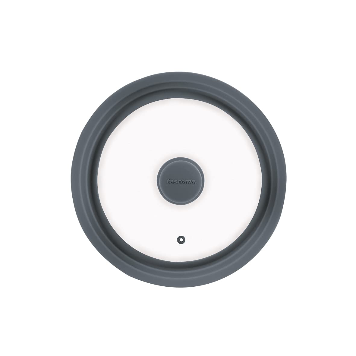 Tescoma Unicover Coperchio, Vetro/Silicone, Grigio, 24x26x28 cm