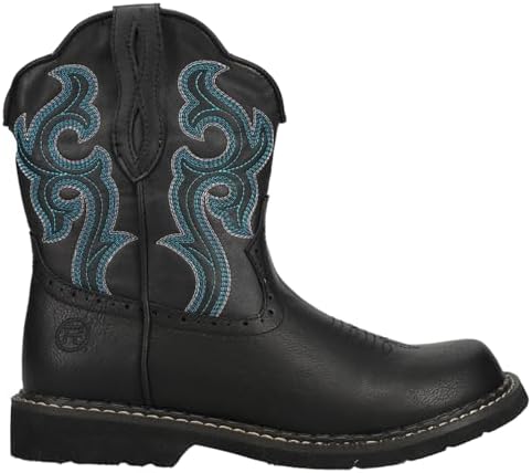 ROPER Womens Chunk Rider Round Toe Casual Boots Ankle Low Heel 1-2" - Black - Size 7 M Review | Image 2