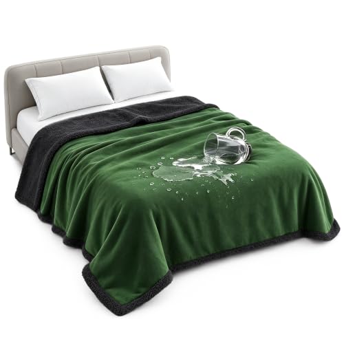 Catalonia Waterproof Blanket for Bed, Reversible Leakproof Throw