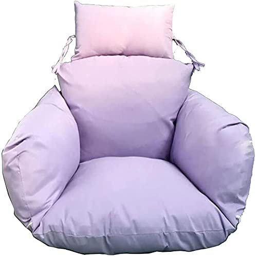 MGEE Hängende Nestsitzkissen, Ei Hängemattenstuhlkissen, Single Swing Basket Sitzkissen Dicke Pads Für Lounge Terrasse Indoor Outdoor(Color:02) Cover