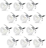 12V Niederspannung(Trafo in der Lieferung enthalten) - jede kann daran darf und die Installation vornehmen, ungefährlich für Kinder und Tiere, begehbar & befahrbar. Ideal zum Einbau in Treppen, Terrassen, Steinen usw.;