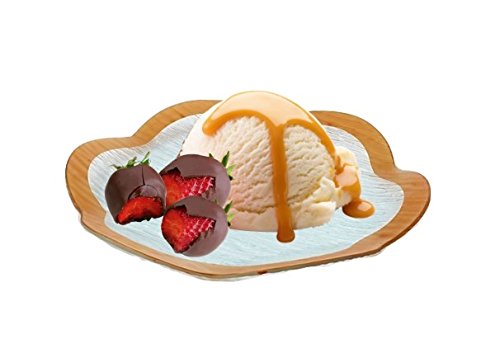 Gac Unique Design 6 Inch Scalloped Tempered Glass Small Round Dessert Plates Set Of 8 - Break And Chip Resistant - Oven, Dishwasher, And Microwave Safe - Gold Border #TOP2