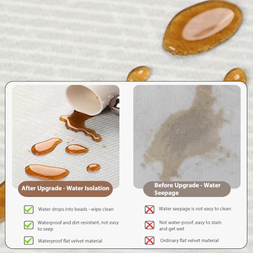 Tapis de salon lavable et antidérapant pour salle à manger - 4