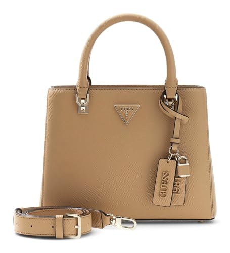 Sac bandoulière GUESS Noelle II beige taupe multi-compartiment pour femme active