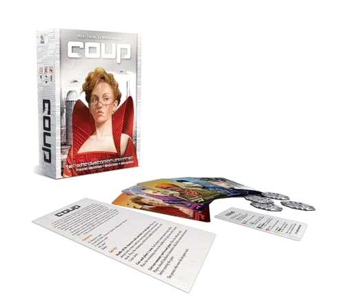 Image of Cooup Bluffing Strategy Card Game for 2-6 Players | Hidden Role Party Game, Ages 10+ | Fast 15-Min Rounds for Family Game Night & Birthday Gifts