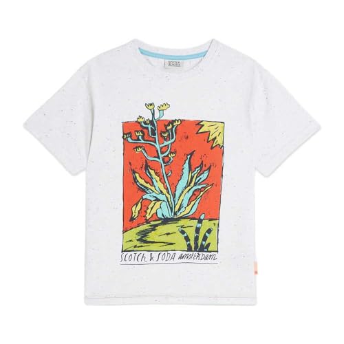 T-shirt 183103 Scotch & Soda manches courtes idéal pour l'école à 8 ans