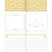 Vienrose Wedding Guest Book Registry Sign-in Book with 123 Blank Lined Pages Gilded Edges Hardcover Book for Wedding Baby Shower Birthday