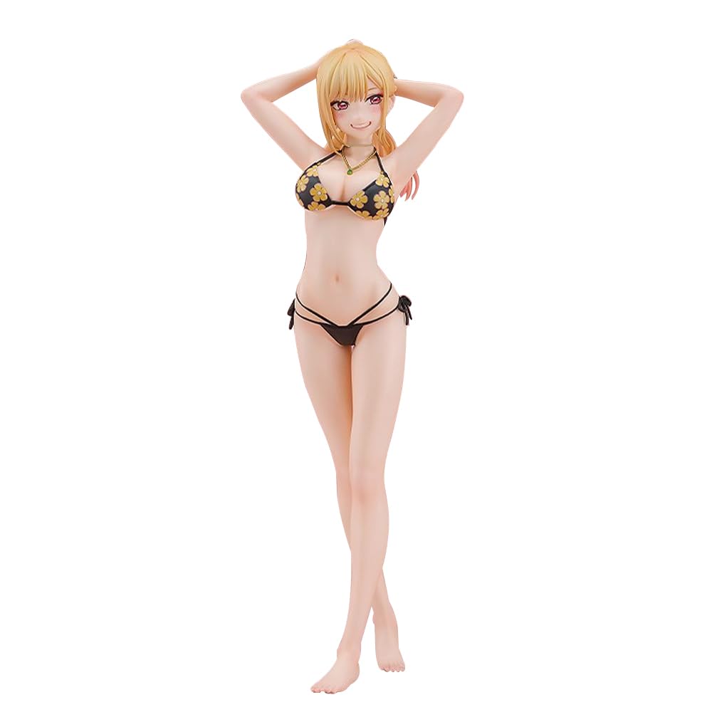 Anjinguang Anime Kitagawa Marin Figure Manga Character Kitagawa Marin Swimwear Version Statue 17cm Standing Pose PVC Model Desktop Decoration Collectible for Fans — image 1