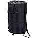 Honey Can Do Large Nylon Rolling Pop-Up Hamper, Black