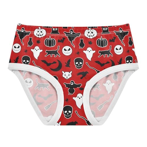 Little Girl Underwear Toddler Panties Kids Undies Halloween Soft Cotton Briefs 2T-8Y