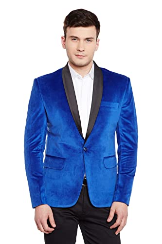 WINTAGE Men's Premium Velvet Notch Lapel Tuxedo Coat Blazer Jacket