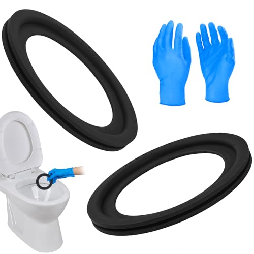 2 Pack RV Toilet Seal for Dometic 300/310/320 Toilets Leak-Proof & Odor-Free Flush Ball Seal Gasket Replacement 385311658 with Durable Rubber Easy Install Toilet Seal Parts for Camper Trailer