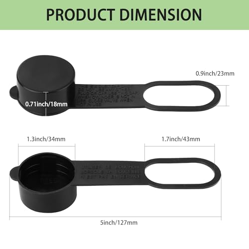 2-Pack QCC1 Propane Dust Caps for Protection