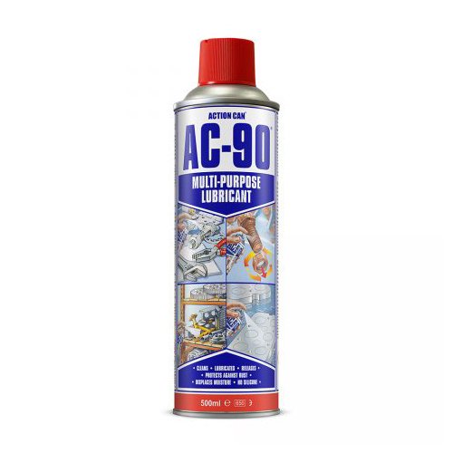 Action Can 1779 Model AC-90 Multi-purpose Lubricant with CO² Non Flammable Propellant, 500 mL Aerosol