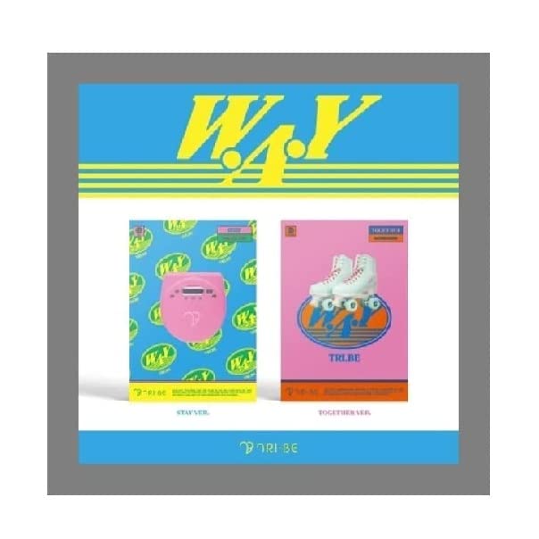 TRI.BE W.A.Y 2ème mini album CD version station avec poster et photobook