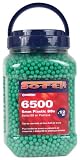 Crosman 6mm plastic airsoft BBs, 0.12g, 6500 rds, green