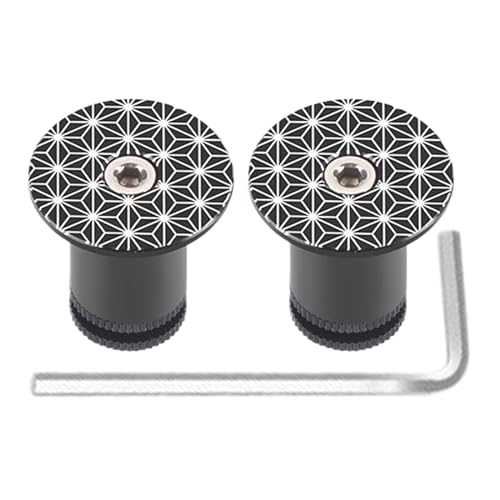 Bike -Lenker -Endstopfen - Haltbarer Mountain Road Bicycle Plug | Sichere Bar endet für Mountainbike | Leichte Kappen für Lenkerschutz und Verbesserung der Reitsicherheit