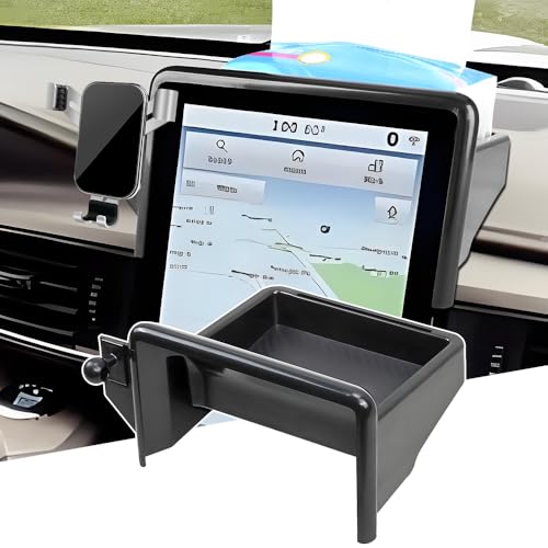 Car Phone Holder Center Console Organizer Tray for Ford Explorer 2020-2024 [only for 10.1 inch Touch Screen ] Auto Interior Accessories Best Cell Phones Mount Mobile Cellphone Stand Dashboard Storage