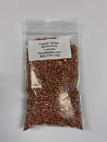 Rotometals Copper Chop (1 Pound | 99.9+% Pure) Raw Copper Metal #TOP1