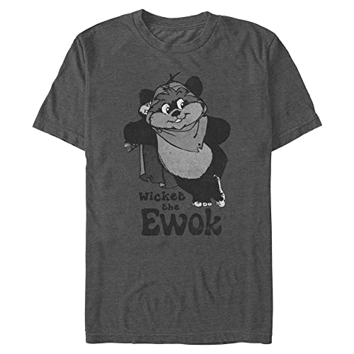 T-shirt Star Wars homme premium Wicket en coton peigné durable
