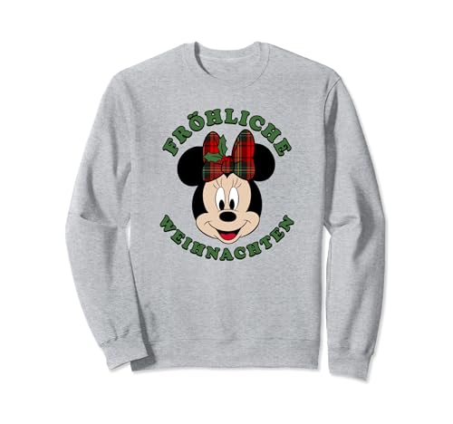 Disney sweatshirt Noël Minnie Mouse vêtement d'hiver chaud et graphique pour femme