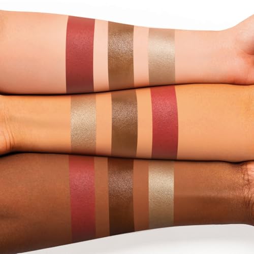 image for Lezero 3 Pcs Contour Stick Kit, Matte Finish Face Stick Trio with Bron