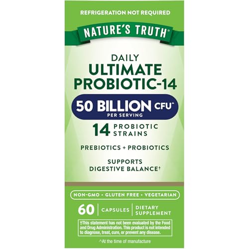 Natures Truth Probiotic for Women and Men | 50 Billion CFU