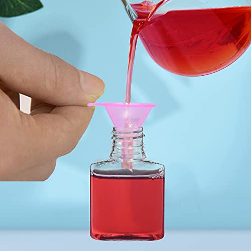 Delove All Purpose Plastic Funnel Set Of 6 - Funnels For Kitchen Use Filling Bottles - Small Funnel Set- Mini/Small//Large - Food Grade And Bpa Free #TOP2