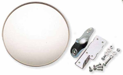 MYST ガレージミラー 近 中距離用 丸形 グレー色 約210φmm