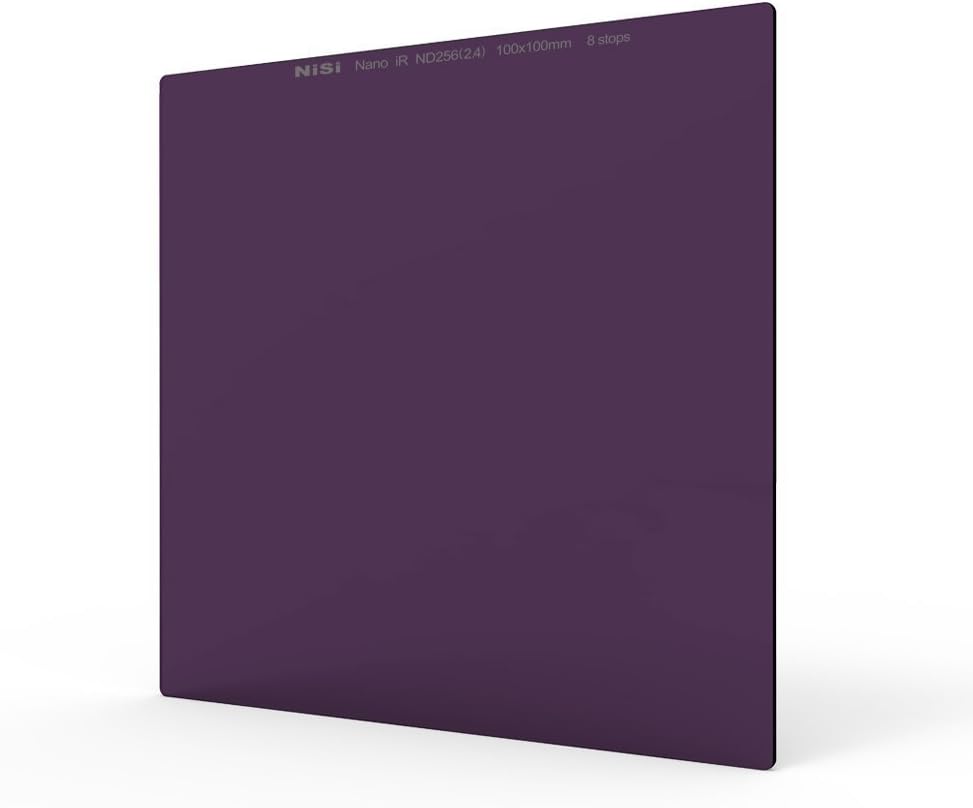 Ikan IR ND256(2.4) 8-STOP 100mm Neutral Density Filter (NiSi), Black (IR ND256 2.4 100x100)