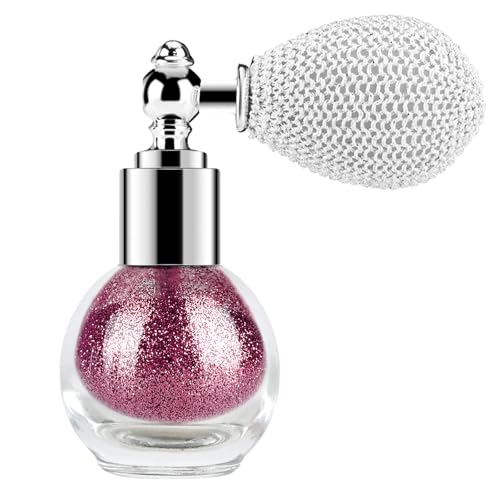 KYDA Glitter Powder Spray, Loose Shimmer Powder, Highlighter Spray Makeup