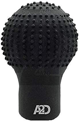 A2D� Manual Transmission Gears Pattern Stretchable Rubber Car Gear Shift Knob/Lever Cover for Extra Grip and Protection Round Black for Chevrolet Optra Type 2