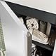 BRIDGE BENO Badezimmerschrank 40 cm – Badmöbel Set mit Waschbecken, Waschtisch Gäste WC, Kleines Waschbecken mit Unterschrank, Waschtischplatte für Aufsatzwaschbecken (Weiß Matt)