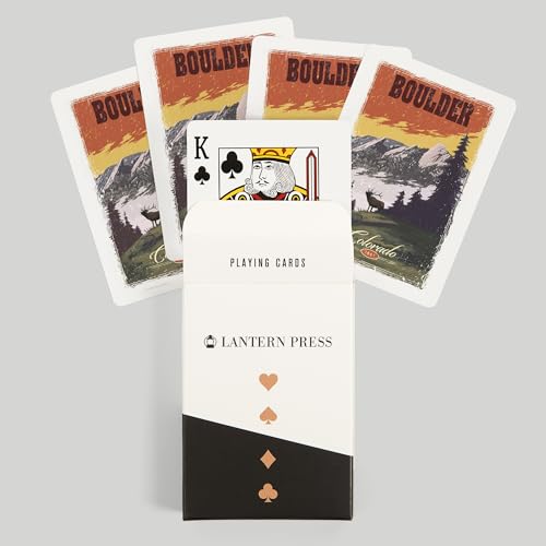 Lantern Press Naipes Poker Vista Montañas Colorado 52 cartas miniatura 6
