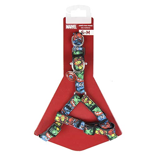 CERDÁ LIFE'S LITTLE MOMENTS - Pets, Pettorina Cani Mini di Marvel - Petrale per Cani - Licenza Ufficiale Marvel Disney Marvel