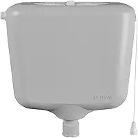 Caixa de Descarga Elevada Cinza com Volume Regulável de 6,8L a 9L Astra