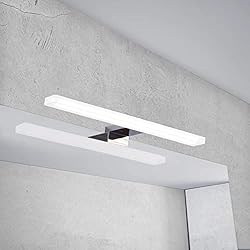 Lámparas Para Cuarto Pequeño DILUMEN Lámpara LED de Espejo 30cm,600lm,5w, Luz Blanco Frío, 6000k, Aplique Baño, 230v, IP44 Impermeable (30cm-6000K)