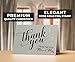 Wedding Thank You Cards - Rose Gold Foil Stamped Letterpress - 36 Cards Plus Envelopes - From the New Mr & Mrs Design