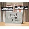 Honeyplum Wedding Thank You Cards - Rose Gold Foil Stamped Letterpress - 36 Cards Plus Envelopes - From the New Mr & Mrs Design