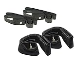  2EXTREME 2X Schlauch 2,75 x 17 (2 3/4 x 17) + 2X Felgenband Kreidler Hercules Puch Maxi