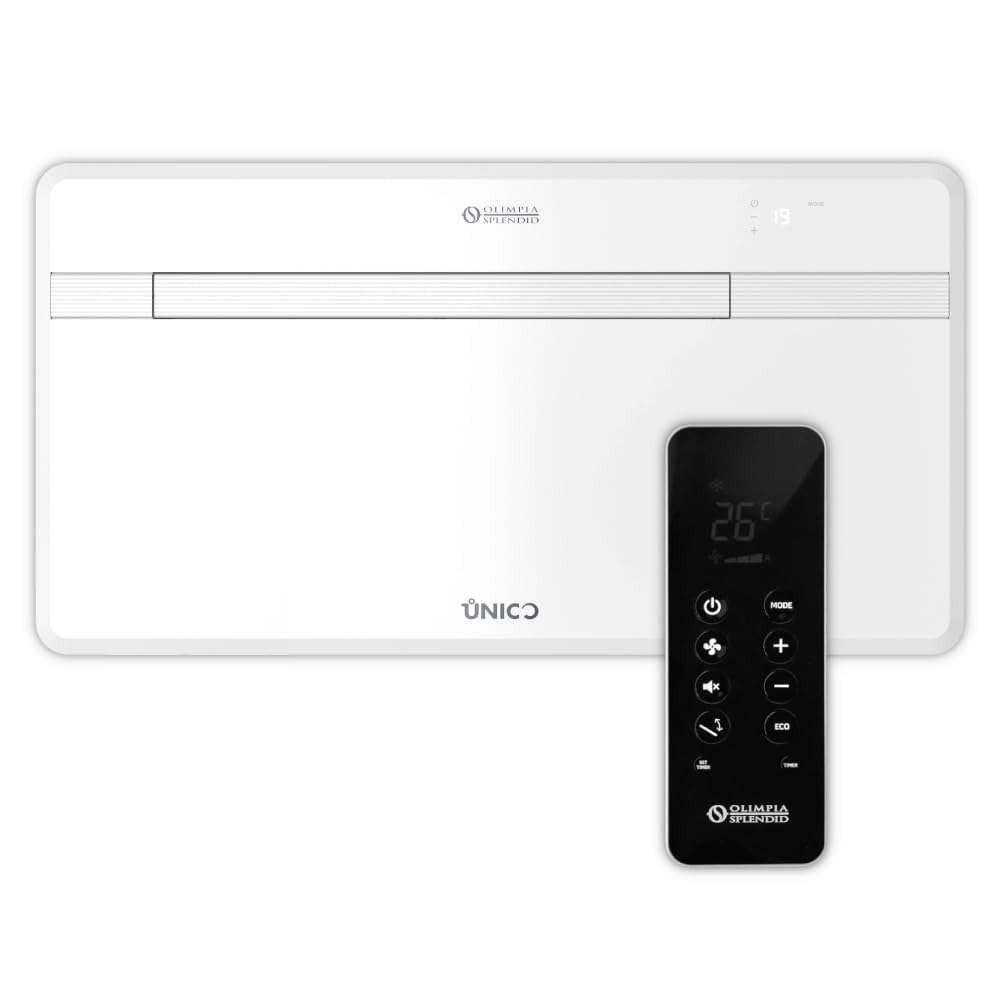 Olimpia Splendid Climatiseur Unico Evo 20 Heat Pump PVAN Sans Groupe Extérieur, Pompe À Chaleur Inverter R290, Mode Froid/​Chaud, Contrôle WiFi