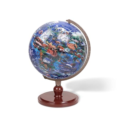 Full Cycle Our Planet 3D Puzzle with Stand, 240 Pieces