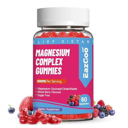 EAZGOO Magnesium Complex Gummies with B12
