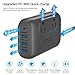 SOKOO 220v to 110v Voltage Converter, International Universal Travel Adapter, 4 USB Ports (1 USB C) Step Down Power Converter Adapter Combo with UK/AU/US/EU Plug Adapter