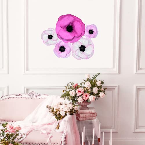 Rainbows & Lilies Paper Flowers Decorations For Wall - 3-Set Bundle For Wedding, Bridal Shower, Baby Girl Nursery Decor, Flower Backdrop, Centerpieces, Photos, Party #TOP2