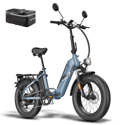 Fafrees FF20 Polar E Bike klapprad Erwachsene 48V Akkus straßenzulässig [ Offiziell ] E-Bike Klapprad 20 Zoll, E Fatbike Mountainbike 150KG, 12AH*2 Akkus Elektrofahrrad Fatbike für Damen Herren